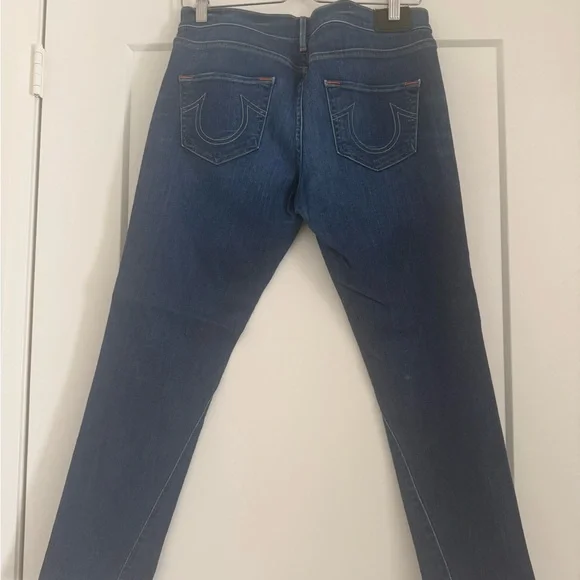 True Religion Dark Blue Slim Jeans - Picture 2 of 4